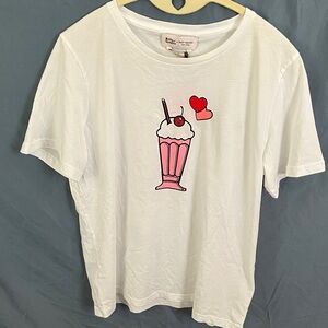 Kate Spade x Betty & Veronica Comics: White Milkshake Tee
